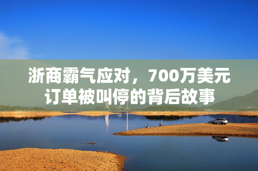 浙商霸气应对，700万美元订单被叫停的背后故事