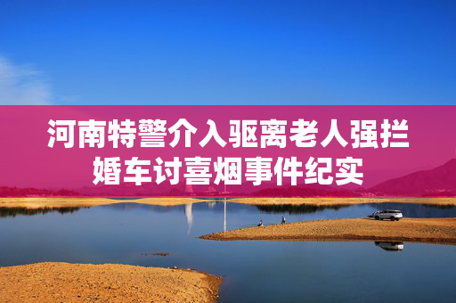 河南特警介入驱离老人强拦婚车讨喜烟事件纪实