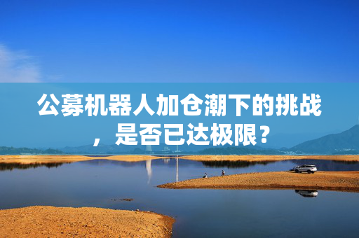 公募机器人加仓潮下的挑战，是否已达极限？