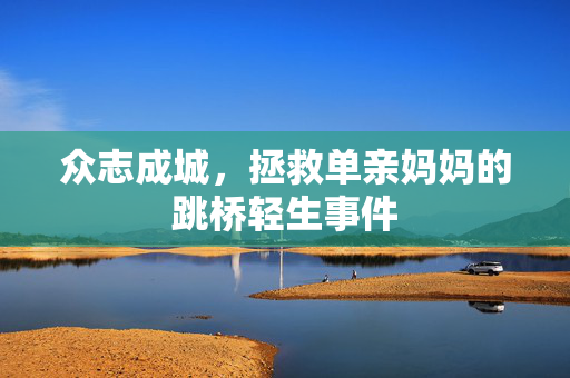 众志成城，拯救单亲妈妈的跳桥轻生事件