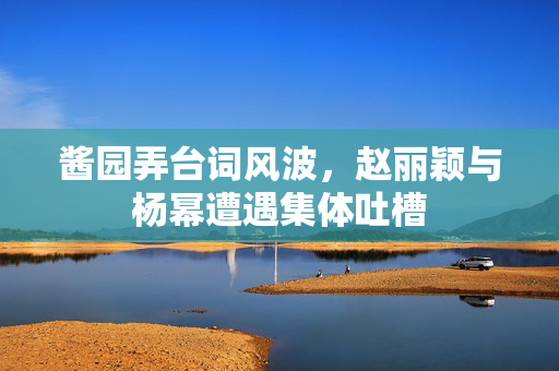 酱园弄台词风波，赵丽颖与杨幂遭遇集体吐槽