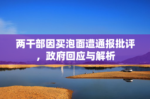 两干部因买泡面遭通报批评，政府回应与解析