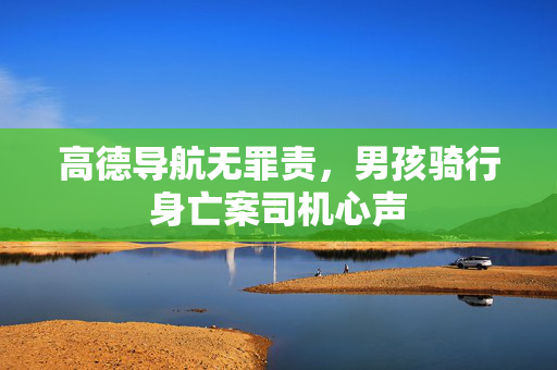 高德导航无罪责，男孩骑行身亡案司机心声