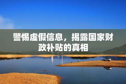 警惕虚假信息，揭露国家财政补贴的真相