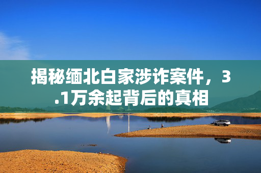 揭秘缅北白家涉诈案件，3.1万余起背后的真相
