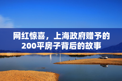 网红惊喜，上海政府赠予的200平房子背后的故事