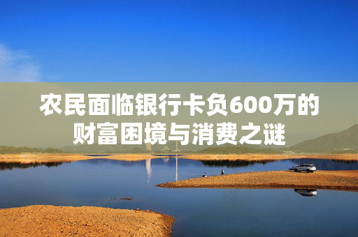 农民面临银行卡负600万的财富困境与消费之谜