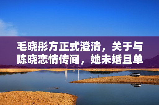 毛晓彤方正式澄清，关于与陈晓恋情传闻，她未婚且单身，专注演艺事业发展