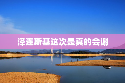泽连斯基这次是真的会谢