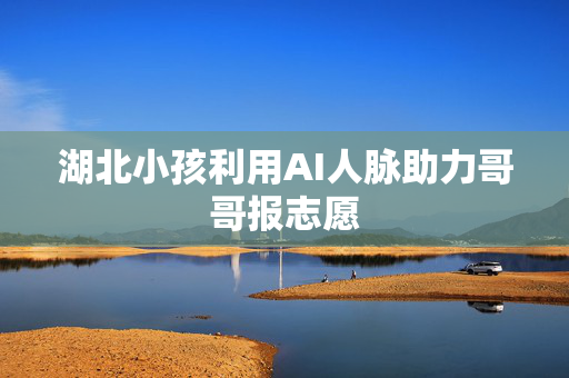 湖北小孩利用AI人脉助力哥哥报志愿