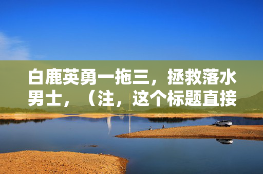 白鹿英勇一拖三，拯救落水男士，（注，这个标题直接从您提供的内容中提取了关键词白鹿、一拖三和拯救落水男士，并进行了适当的组合。）